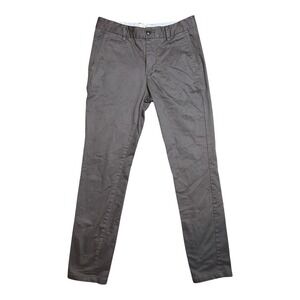 Perk Gray Slim And Straight Chino Pants Men's 30X32